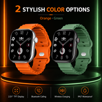 Reloj Inteligente TFT de 2.01 Pulgadas OEM ODM, Llamadas, Carga Inalámbrica, Resistente al Agua IP67, Monitor de Actividad Física, Interfaz de Usuario Personalizable