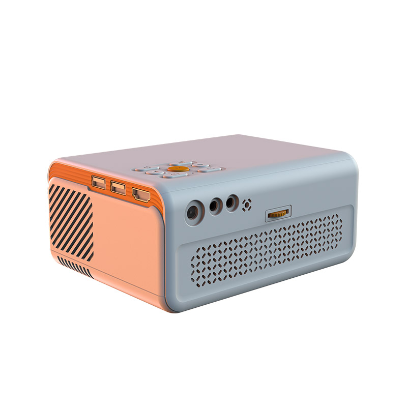 2022 new arrival E1 mirror wireless slim led high resolution multilingual home theater cinema education beamer projector