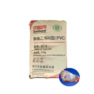 Poudre de résine PVC Goobond SG5 25 kg – Matière première plastique chimique de qualité générale, chlorure de polyvinyle, origine Chine - Product Image 1