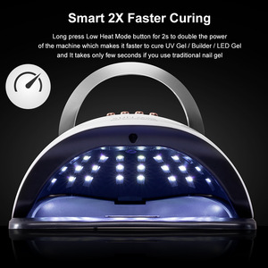 Lampe à ongles UV LED SUN X6MAX 45 LED avec capteur automatique, séchoir électrique pour vernis gel, équipement de manucure pour salon - Product Image 4
