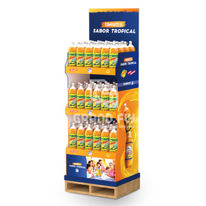 Tùy Chỉnh 3 Hai Mặt Thân Thiện Với Môi Tông <span class=keywords><strong>Pallet</strong></span> Hộp Hiển Thị Với Biểu Tượng Tùy Chỉnh Xếp Chồng Thiết Kế Cho Bán Lẻ Siêu Thị Sử Dụng - Product Image 6