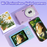 Cámara de Video Vlog con Sensor CCD Digital 4K de 64MP, Zoom 16X, Cámara Retro para Selfies, Videocámara de Alta Calidad
