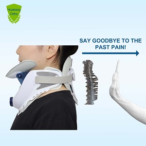 Attelle de cou réglable de dispositif de soulagement de la douleur de Traction orthopédique portative avec l'équipement de physiothérapie de collier cervical - Product Image 2
