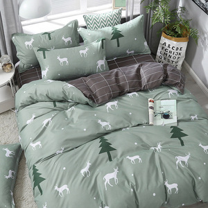 Housse de <span class=keywords><strong>couette</strong></span> en coton lavé doux, tailles simple et double 150x200 200x230, vente en gros usine, pour lits de 1.5, 1.8, 2.0 mètres - Product Image 2