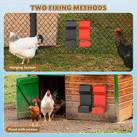 Mangeoire à volaille de haute qualité avec verrouillage grande mangeoire à poulet automatique en métal Facoty