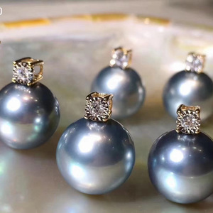 Diseño personalizado collar de perlas pequeñas 14K 18K oro amarillo joyerí<span class=keywords><strong>a</strong></span> perlas de agua de mar precio comprar oro cerca de mí - Product Image 3