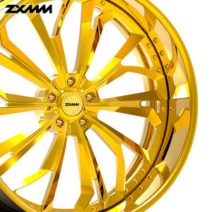 ZXMM plat à lèvres profondes forgé en alliage de personnalisation doré voiture de tourisme 5x120 17 18 20 22 24 pouces pour roues Jeep - Product Image 5