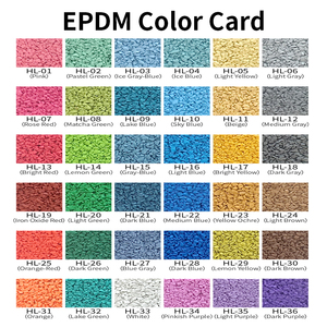 เม็ดยาง EPDM คุณภาพสูงสำหรับสนามฟุตบอลและลู่วิ่งในโรงเรียนอนุบาล รับผลิตตามสีที่ลูกค้าต้องการ ยี่ห้อ Master <span class=keywords><strong>QIA</strong></span> - Product Image 3