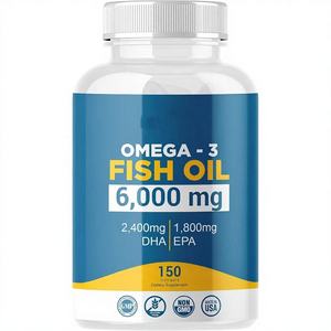 Capsule di Olio di Pesce Biologico <span class=keywords><strong>Omega</strong></span> 3 per Adulti OEM, 500mg 1000mg, Integratore Alimentare <span class=keywords><strong>Omega</strong></span> 3 6 9 - Product Image 1