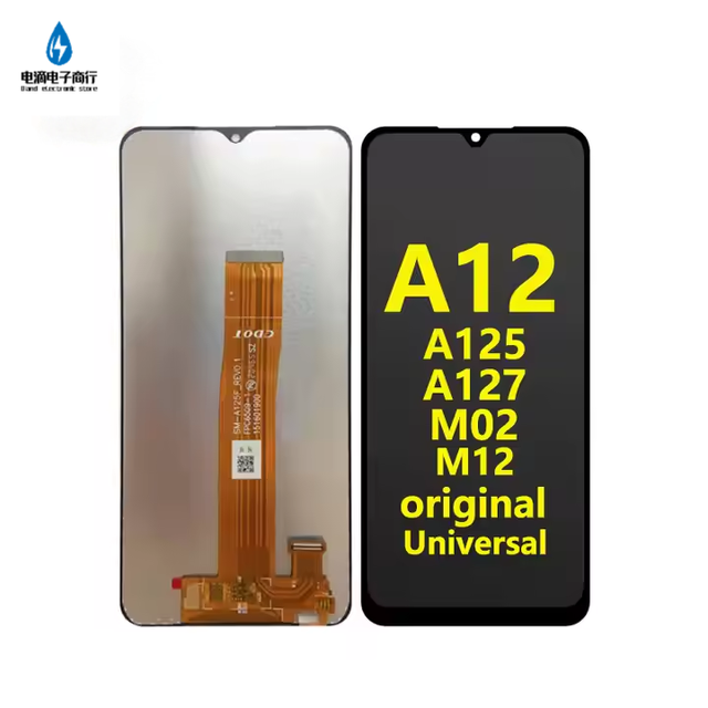 LCD Screen Wholesale for Samsung A12 Mobile Phone Touch Screen Original Accessory Display for Samsung A12 A125 A127 Phone Screen