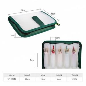 Borsa Porta Totanare OEM a Portafoglio con Scomparti su Entrambi i Lati e 10 Vani Trasparenti Accessorio da Pesca - Product Image 3