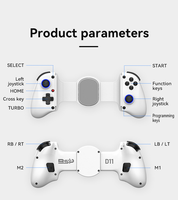 Joystick para Juegos Móviles IOS/Android, Controlador de Juegos BSP-D11, Gamepad