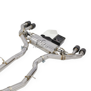 Système d'échappement Catback Valvetronic OEM pour <span class=keywords><strong>BMW</strong></span> X3M X4M F97 F98 S58 2019-2021 SS304 Performance Muffler Racing Tuning - Product Image 5