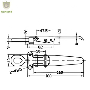 GL-14120 de loquets latéraux de <span class=keywords><strong>camion</strong></span> à usage intensif - Product Image 5