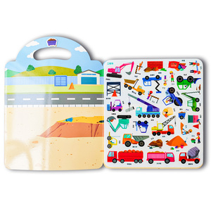 Mới Sáng Tạo Tái Sử Dụng Sticker Cuốn Sách Cho Trẻ Em Hoạt Động Não Cuốn Sách Vui Vẻ Đầy Đủ Màu Sắc 3D Dịch Vụ In Ấn Jelly Sticker Sách - Product Image 5