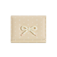 Dompet Kartu Multifungsi Unisex Pendek Anti Air PU Minimalis Elegan Terlaris, Lipat, Bahan Poliester dengan Kancing Pengunci