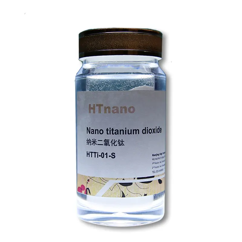 นาโนไทเทเนียมไดออกไซด์ผงรูไทล์10-30nm นาโน TiO2สำหรับเครื่องสำอาง