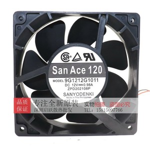 Sanyo 9G1212G1011 120x120x38mm DC 12V 0.98A <b>Computer</b> <b>Case</b> Fan High Airflow Cooling - Product Image 1