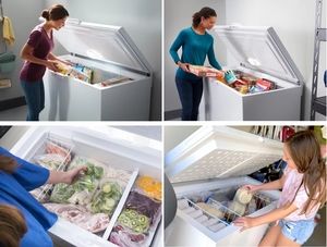 <span class=keywords><strong>Freezer</strong></span> Horizontal de Porta Dupla de Grande Capacidade 590L a 1198L para Carne, Frutos do Mar e Sorvete - Product Image 3