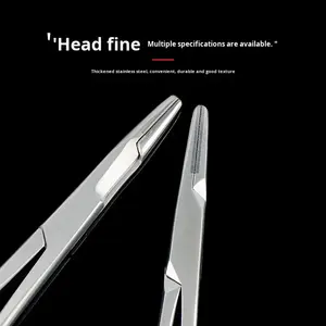 คีมจับเข็มไมโครสแตนเลสสำหรับศัลยกรรม 12.5 ซม. สำหรับการผ่าตัดติดตาสองชั้น - Product Image 4