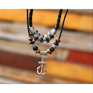 Collana con Ciondolo a Croce e Ancora in Stile Coreano per Uomo e Donna, Gioielli Retrò, Regalo per Coppie - Product Image 2