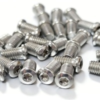 Fabricante de Fijaciones Personalizadas CNC No Estándar, Tornillos de Cabeza Semicircular Torx M3 de Acero, Acero Inoxidable y Titanio Hechos a Medida Según Dibujo