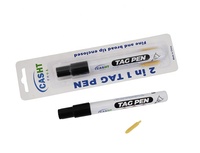 Nuevo rotulador de etiqueta de oreja de ganado de tinta negra para ganado, vaca, oveja, caballo y burro, suministros de plástico duraderos para ganado