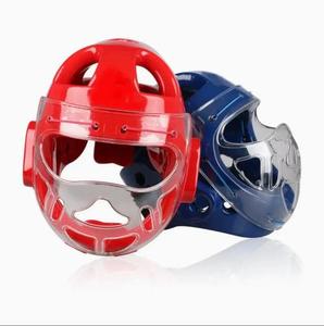 <span class=keywords><strong>Casque</strong></span> de karaté blanc style WKF avec visière - Product Image 3