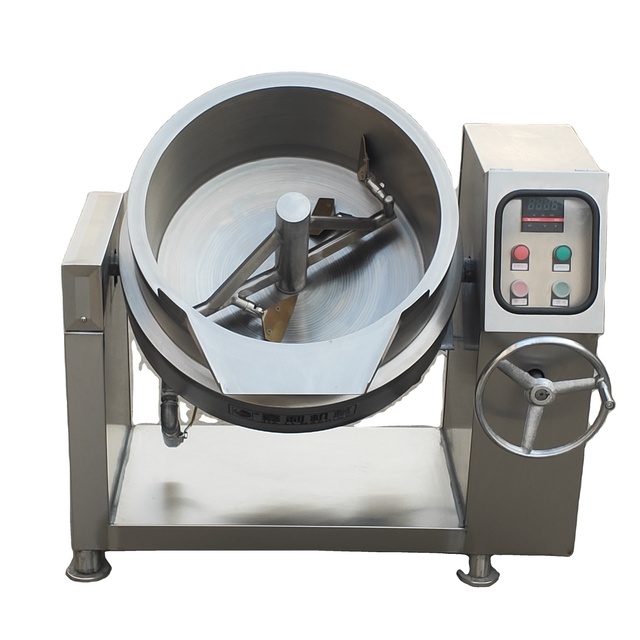 Automatic Pot Stirrer Khoya Making Machine Sweets Industrial Soup Making Machine
