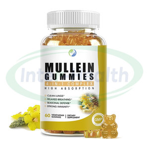 Ausreson OEM Mulleinリーフエキスガム免疫サポート肺クレンズサプリメントMullein Gummies - Product Image 1