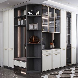 Modern Style High Quality Large Storage Wood <b>Sideboard</b> Wine Cabinet with LED Exquisite Craftsmanship for Dining & Living Room - Product Image 4