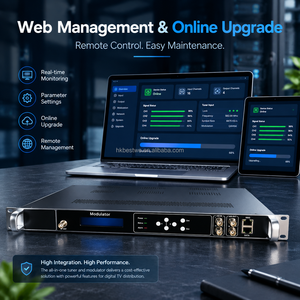 Sintonizador a Modulador Todo en Uno de 4, 8, 12, 16, 24 Canales, Entrada de Sintonizador DVB-S2, DVB-C, DVB-T, ISDB-T, Salida IP, ASI, RF, CATV, para Hoteles - Product Image 4