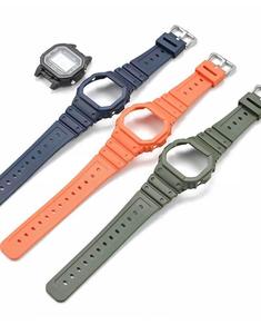 Bracelet de montre Lionorm Sport TPU de remplacement pour <span class=keywords><strong>Casio</strong></span> DW-5600/G-5600E/GW-<span class=keywords><strong>M5610</strong></span>, bracelet pour Casioak Mod Kit noir - Product Image 3