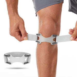 Nouveau protège-genou personnalisé, bande réglable, sangle antidérapante de compression pour <span class=keywords><strong>tendon</strong></span> rotulien - Product Image 1