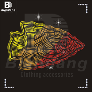 Remise Bling Washington Commanders Hot Fix Strass Transfert Conception NFL Cristal Strass Transfert De Chaleur Conception pour Chemise - Product Image 5