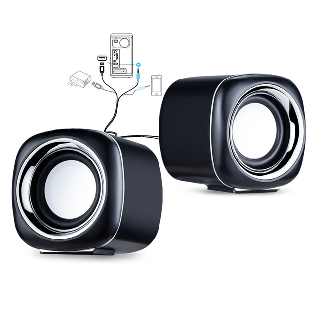 OEM Computer Laptops Tablets Smart Phone AUX AirPlay DC USB Stereo Desktop PC Subwoofer Speaker