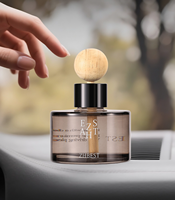 Nouvel Arrivage – Vente en Gros – Personnalisation du Logo – Diffuseur de Parfum Cylindrique en Verre 80ml pour Voiture – Décoration Automobile