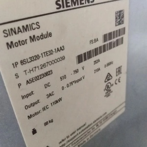 Meilleur prix S120 6SL3320-1TE32-1AA3 Module monomoteur Entrée 675-1035 V CC Sortie 0-690V 3AC 1025 A Puissance nominale 1000kWc - Product Image 2