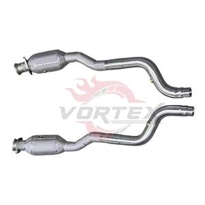 ท่อร่วมไอเสียแบบ High-Flow Catted Exhaust Manifold รุ่น Vortex 304 สำหรับ Jaguar F-Type F-Pace 3.0L V6 ปี 2013-2023 พร้อมแผ่นกันความร้อน ไม่แสดงไฟเตือน Check Engine - Product Image 4