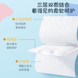 แผ่นสำลีเช็ดเครื่องสำอาง LMLTOP แบบหนา 222 ชิ้น สำหรับการดูแลผิวและทำความสะอาดประจำวัน - Product Image 4