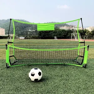 制造商批发耐用便携式折叠210*120厘米开放Goaaal足球球门篮板手训练