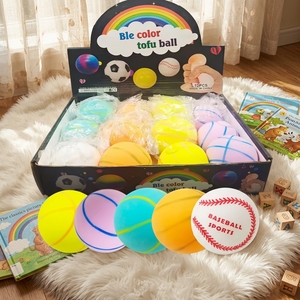 Corporate Custom Relief Fidget Toy <b>Ball</b> Billiards Baseball Basketball Rugby Shape Squishy Soft <b>Squeeze</b> <b>Ball</b> with Custom Logo - Product Image 2