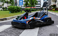 Go-Kart Eléctrico Inteligente de Alto Rendimiento con Velocidad Ajustable por Software, 3 Velocidades, Mini Badger Racing, Doble Motor, Hidráulico, para Exteriores