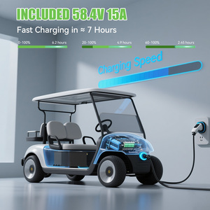 รถกอล์ฟ OTM แบตเตอรี่ลิเธียม38.4V 51.2V 76.8V เซลล์150Ah เกรดโซลิดสเตทแพ็ค BMS - Product Image 4