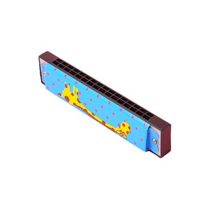 Harmonica en métal à double rangée de 16 trous pour enfants, jouet éducatif à thème de dessin animé - Product Image 5