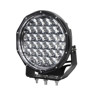 Feux LED ronds tout-terrain ADT 9 pouces 128W, barre lumineuse de travail LED 9-32V, projecteur pour voiture, camion, VTT, tracteur, conduite tout-terrain, phare antibrouillard - Product Image 2