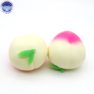 Oferta Especial: Juguete de Pelota en Forma de Durazno de TPR, Divertido Juguete Antiestrés para Apretar, Juguetes Musicales para Apretar con Forma de Fruta, Pelota Antiestrés para Apretar con Sonido, Juguetes Divertidos de Pelota Antiestrés con Sonido - Product Image 3