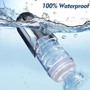 100% waterdichte blowjob penispomp zuigende vibrerende stotende roterende automatische mannelijke masturbatie apparaat seksspeeltje voor mannen <span class=keywords><strong>stroker</strong></span> - Product Image 5