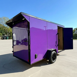 Remolque de Carga Cerrado con Eje Tándem, Caja de Transporte, Remolque Utilitario con Puerta Lateral, Remolque Cerrado de 2001-3000 kg - Product Image 1