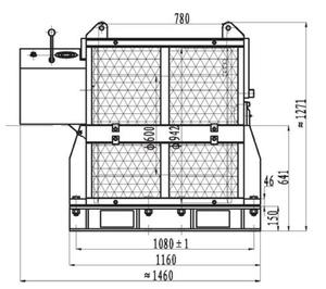 EVER-POWER - Cabrestante Hidráulico de Alto Torque con Engranajes, Fabricado en SG, 100 kg, Aplicación Naval, Modelo IYJ466-150-256-26-ZPG - Product Image 6